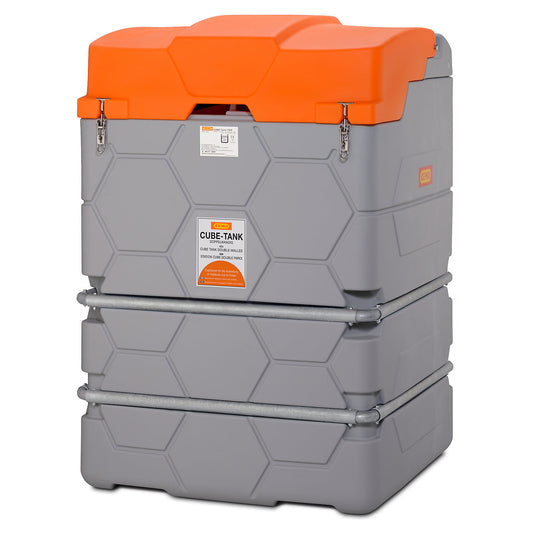 CUBE lubricant tank, Outdoor Premium, with hinged lid, capacity 2500 l.