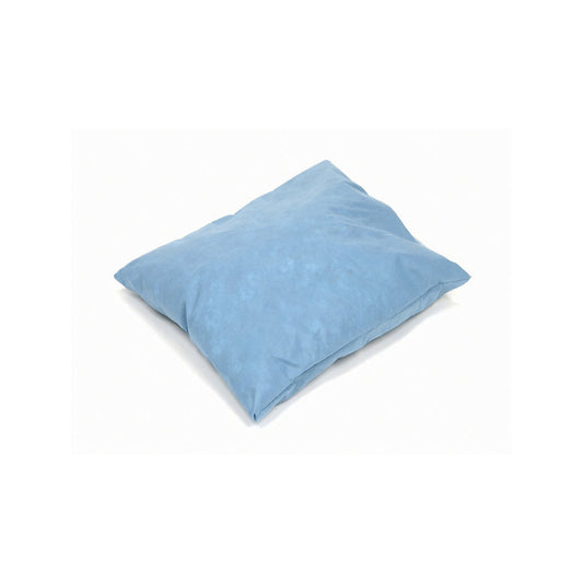 Absorbent fleece cushion, oil version, 400 x 400 mm, blue, pack of 16.