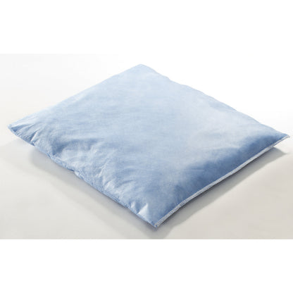 Absorbent fleece cushion, oil version, 400 x 400 mm, blue, pack of 16.
