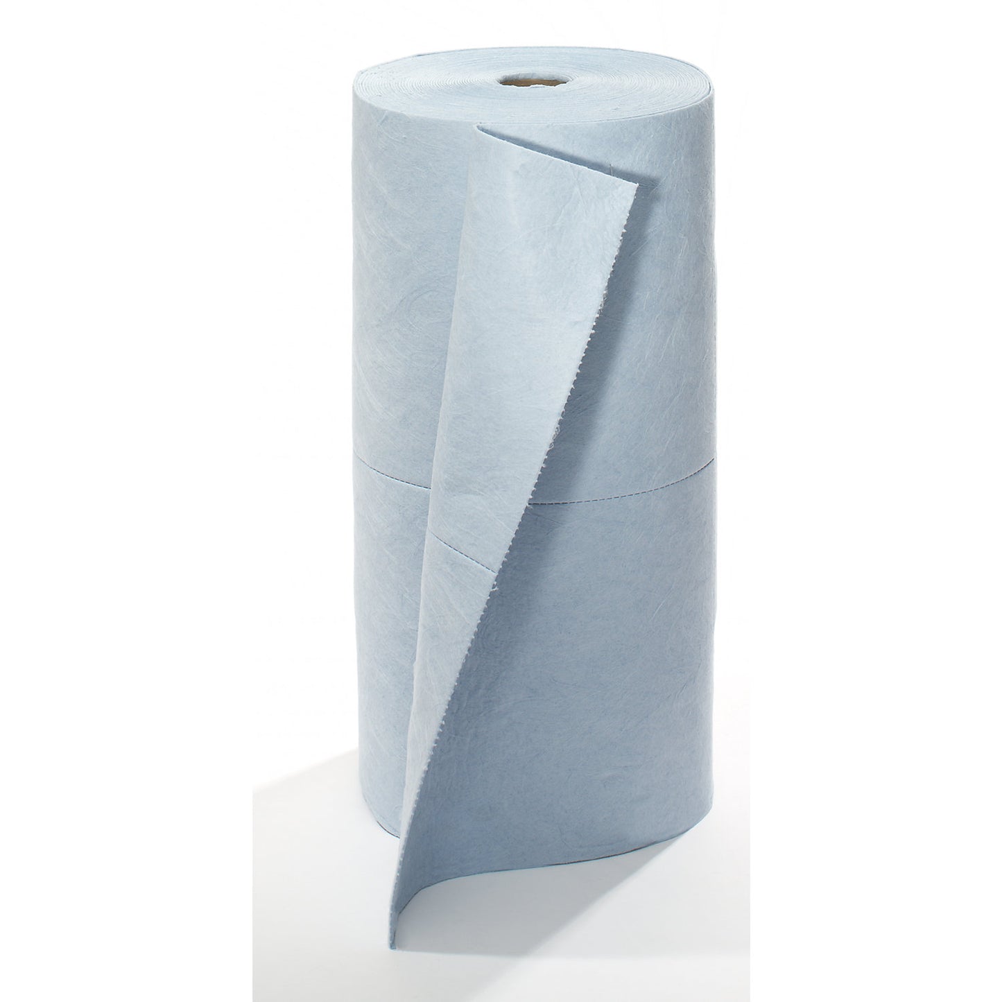 FIRST absorbent sheeting, roll of sheeting, heavy version, for oil, 800 mm x 40 m, blue.