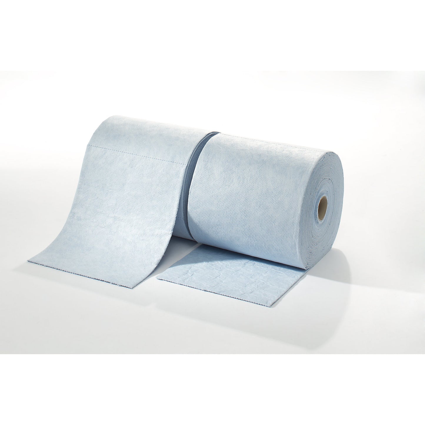 BASIC absorbent sheeting, roll of sheeting, for oil, 400 mm x 40 m, pack of 2 rolls.