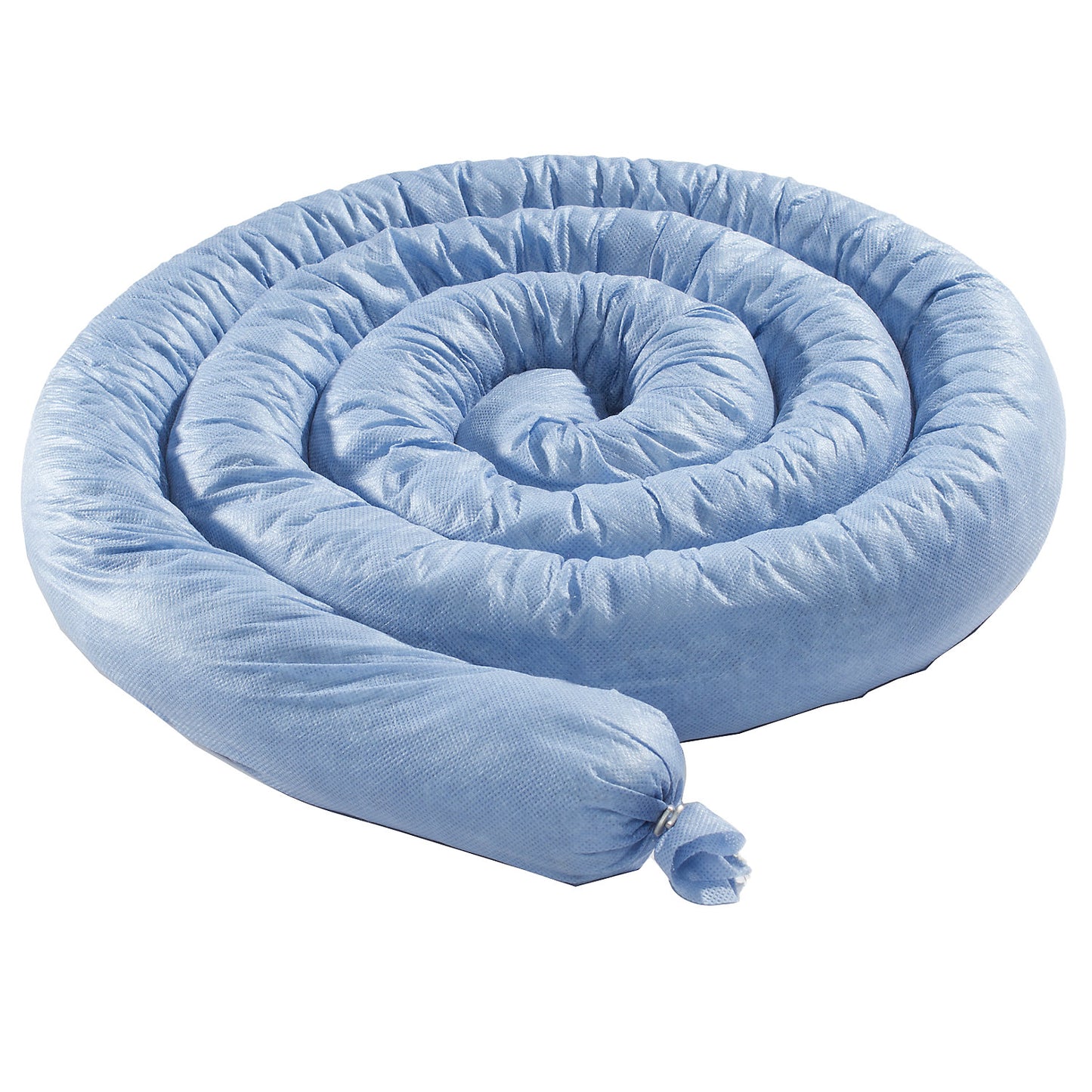 Absorbent fleece sock, oil version, length 3000 mm, Ø 75 mm, blue, pack of 8.