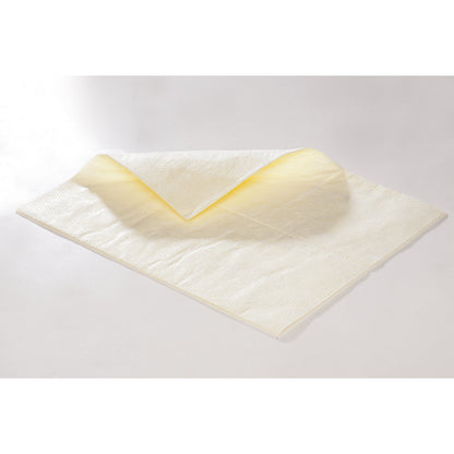 PRO absorbent sheeting, towels 500 x 400 mm, pack of 100, for chemicals.