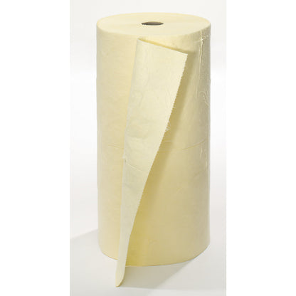 FIRST absorbent sheeting, roll of sheeting, medium version, for chemicals, 800 mm x 60 m.