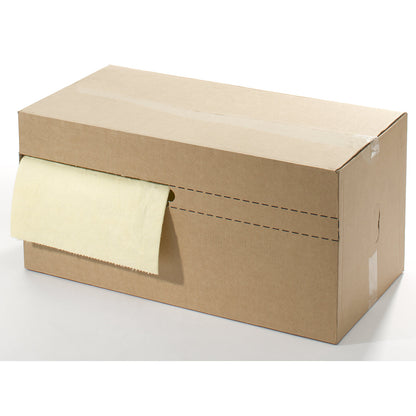 FIRST absorbent sheeting, roll of sheeting, heavy version, for chemicals, 400 mm x 40 m, pack of 2 rolls.