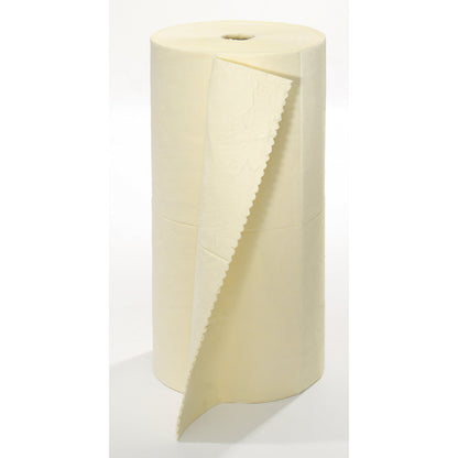 BASIC absorbent sheeting, roll of sheeting, for chemicals, 800 mm x 40 m.