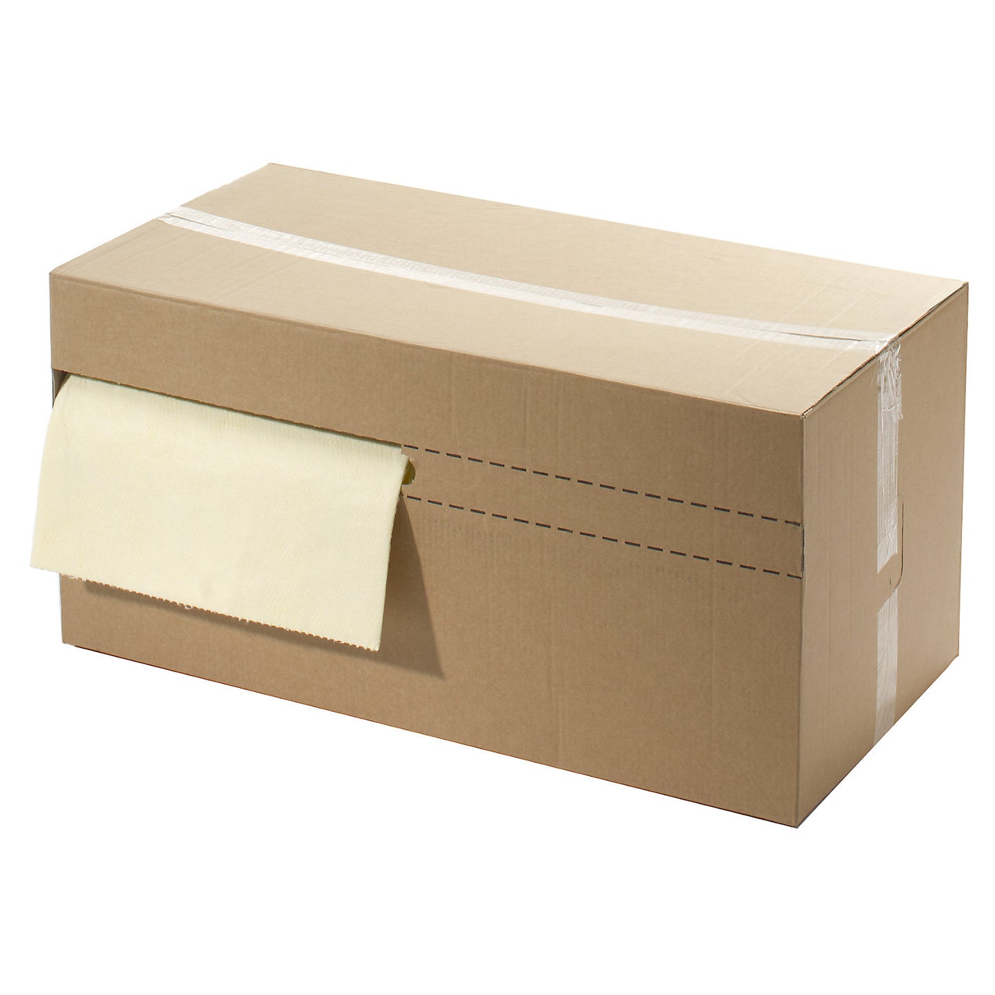 BASIC absorbent sheeting, roll of sheeting, for chemicals, 400 mm x 40 m, pack of 2 rolls.