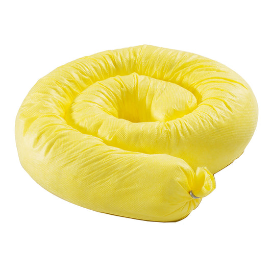 Absorbent fleece sock, chemical version, 1200 mm, Ø 75 mm, pack of 20.