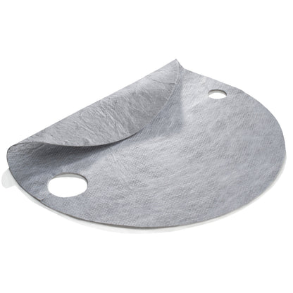 Absorbent sheeting drum covers, Ø 560 mm, pack of 25, heavy, grey.