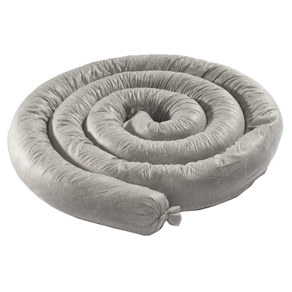 Absorbent fleece sock, universal version, length 3000 mm, Ø 75 mm, pack of 8.