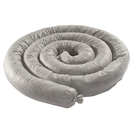 Absorbent fleece sock, universal version, length 3000 mm, Ø 75 mm, pack of 8.