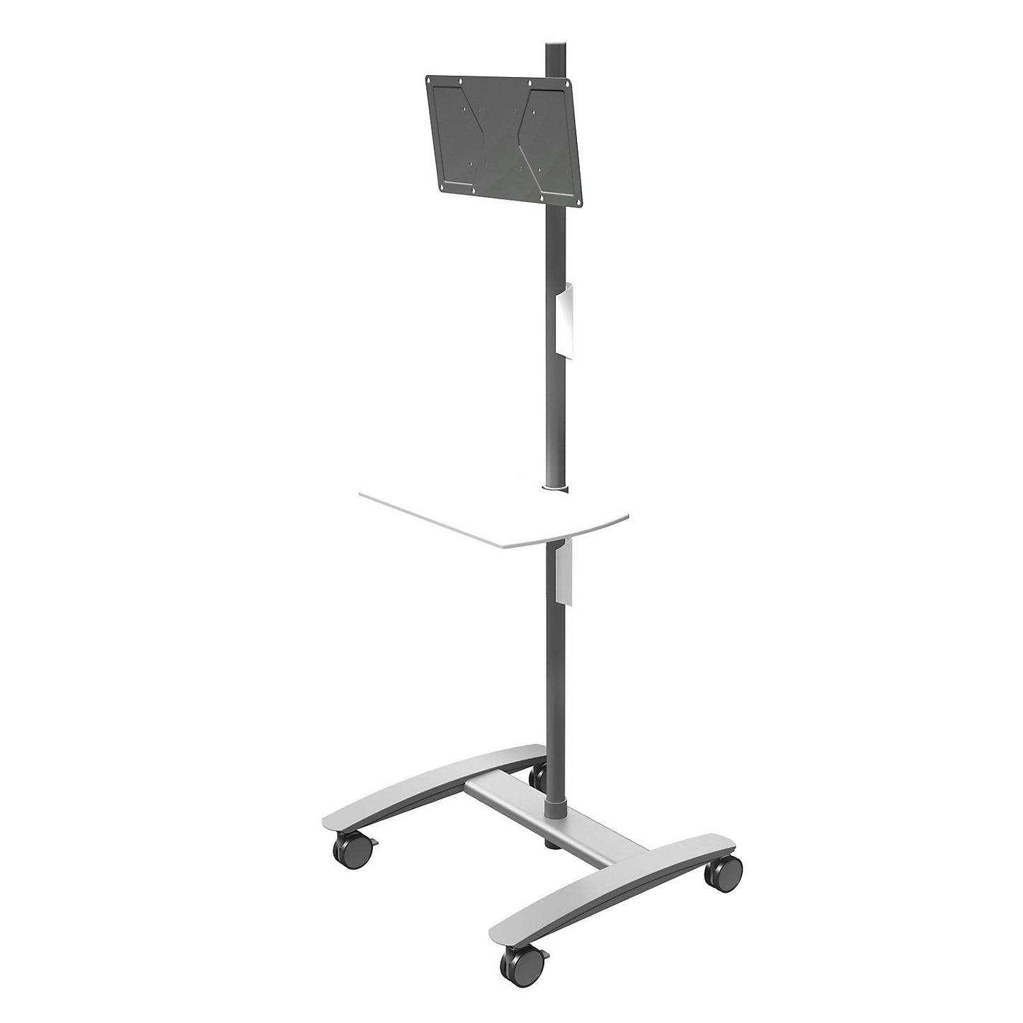 VIEWMATE COMBO AV trolley, for one monitor, silver.
