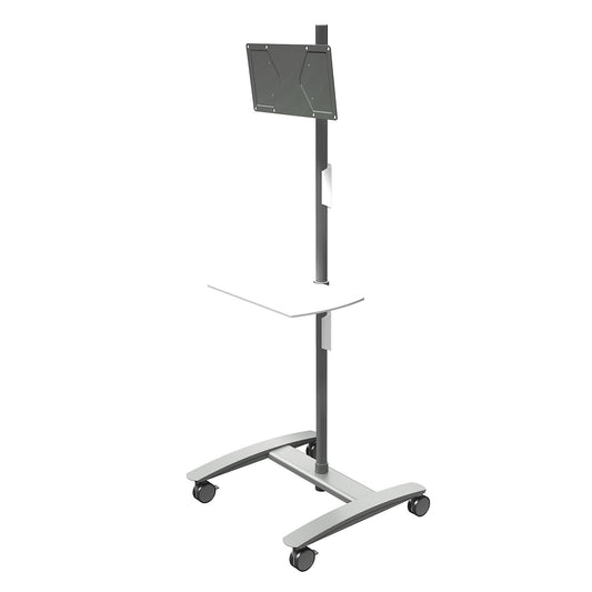 VIEWMATE COMBO AV trolley, for one monitor, silver.