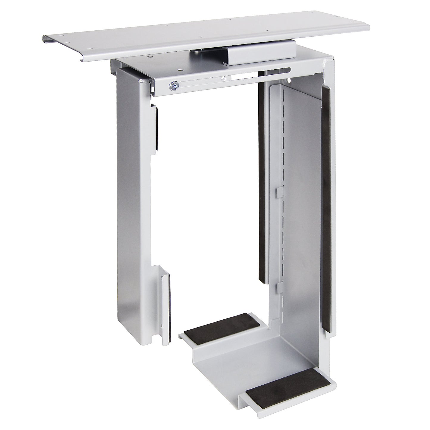 TOP GRIP CPU holder, extends and rotates, silver.