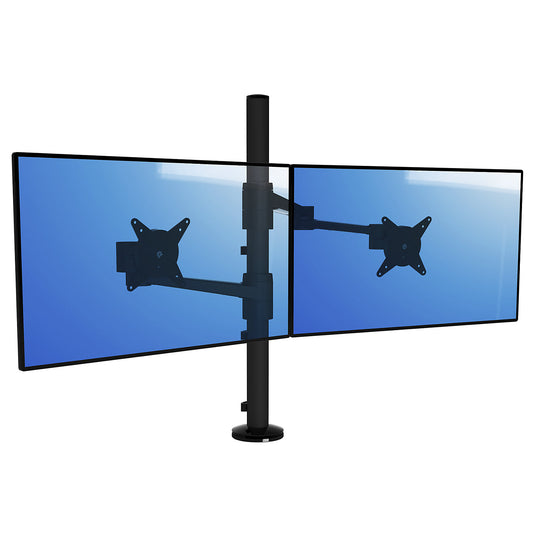 VIEWLITE monitor arm, for 2 monitors, black.