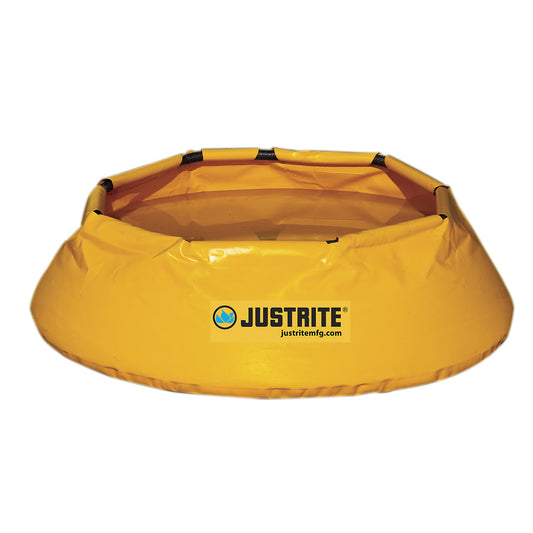 POP-UP emergency folding tray, special vinyl tarp with foam ring, sump capacity 379 l.