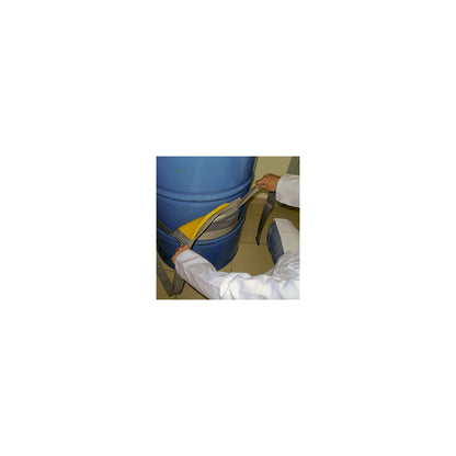 Drum seal, strap length 2150 mm, with Velcro closure, LxWxH 400 x 200 x 13 mm.