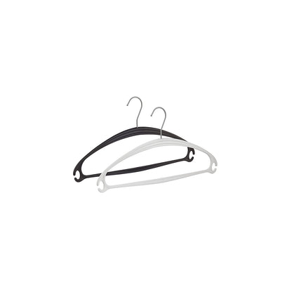 VEGA coat hanger, plastic, pack of 8, white.