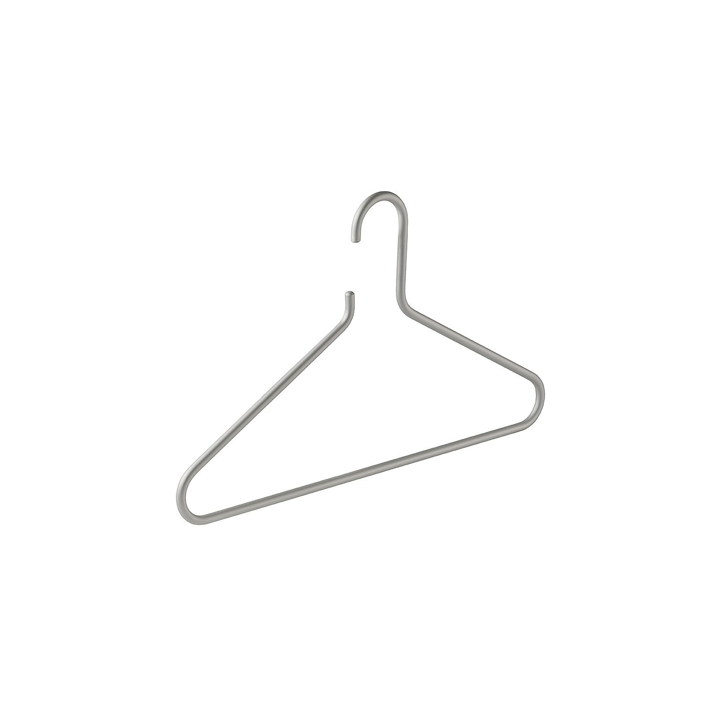 AGELESS coat hanger, diameter 8 mm, pack of 4, anodised aluminium.