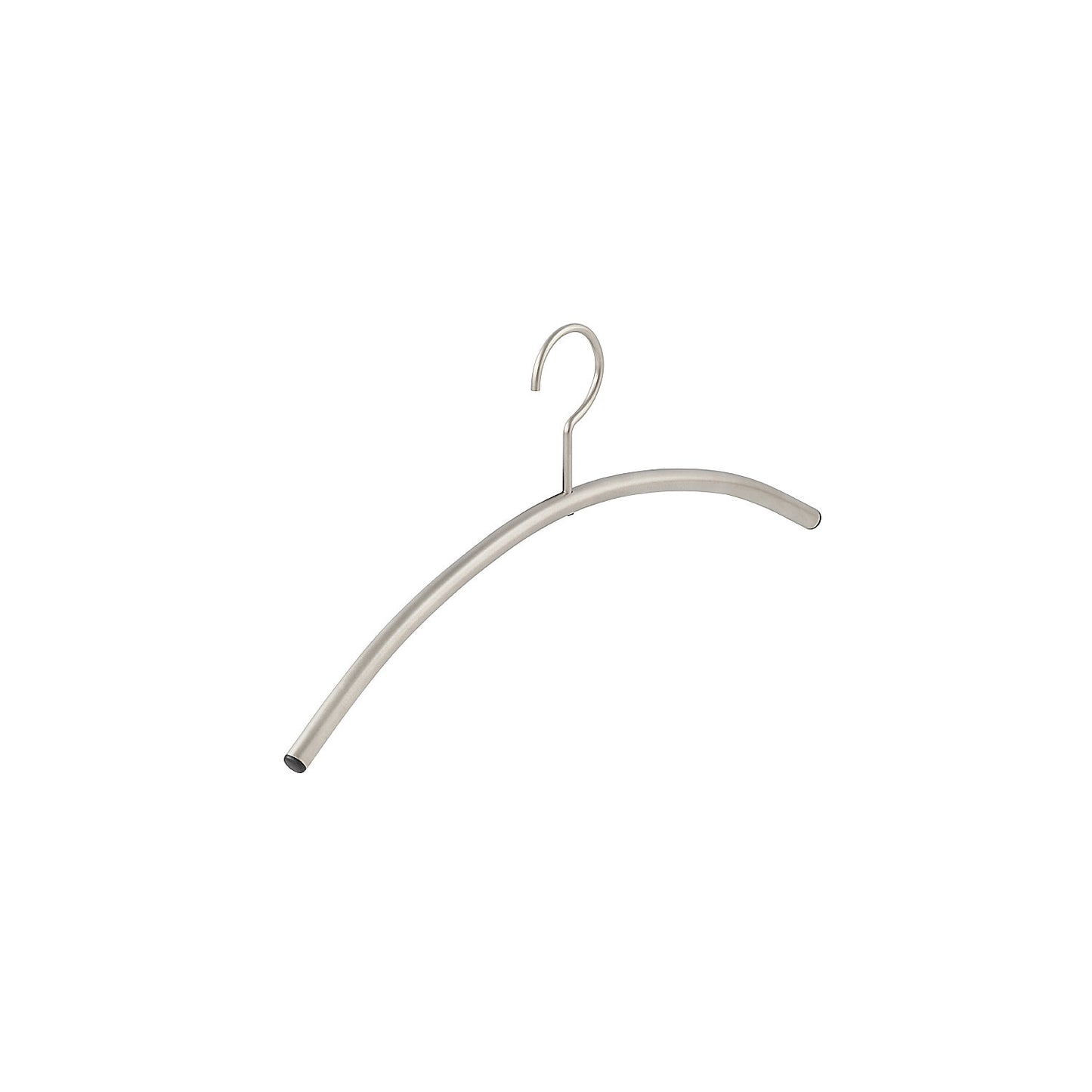 TIMELESS coat hanger, diameter 13 mm, pack of 4, nickel plated matt finish.