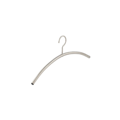 TIMELESS coat hanger, diameter 13 mm, pack of 4, nickel plated matt finish.