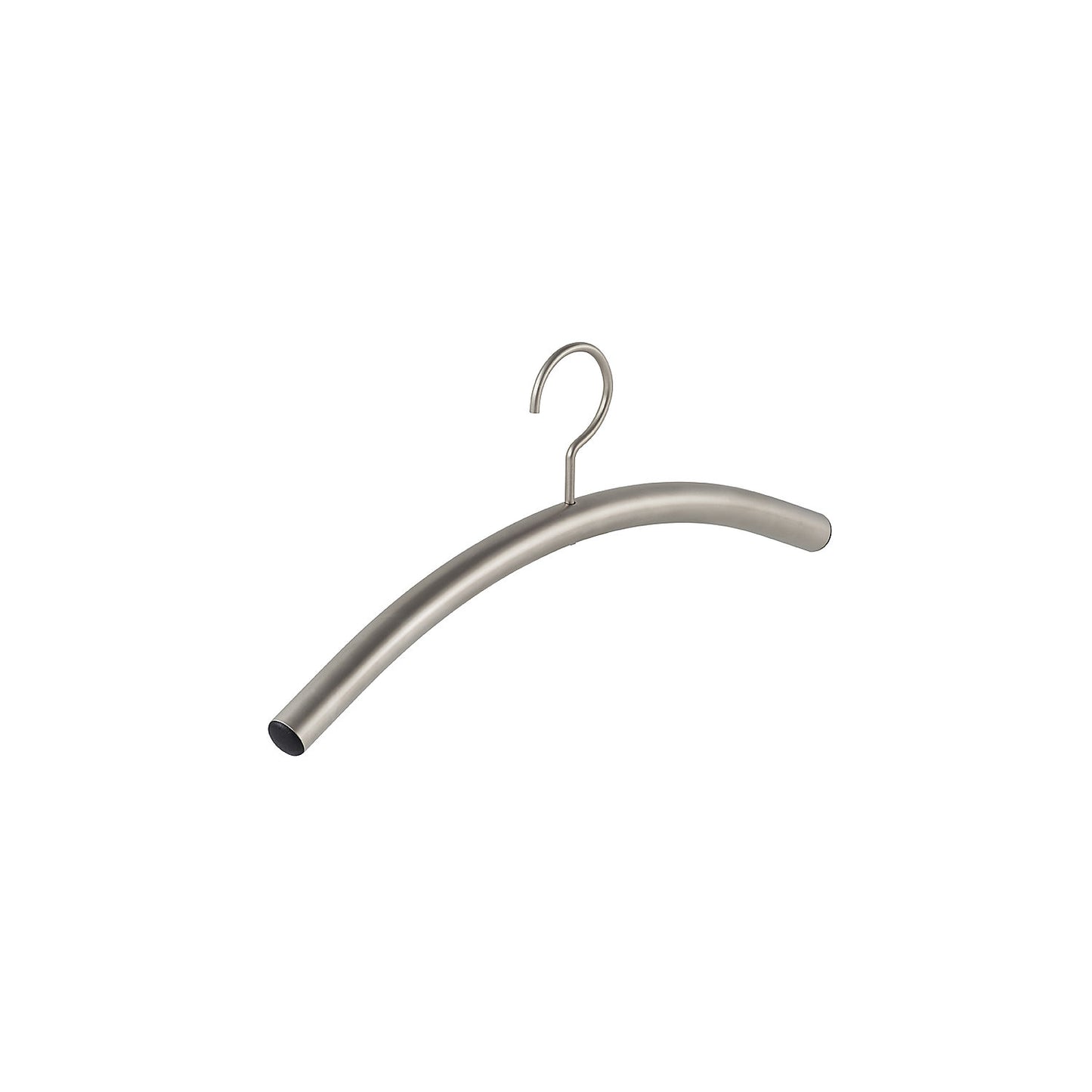 TIMELESS coat hanger, diameter 22 mm, pack of 4, nickel plated matt finish.