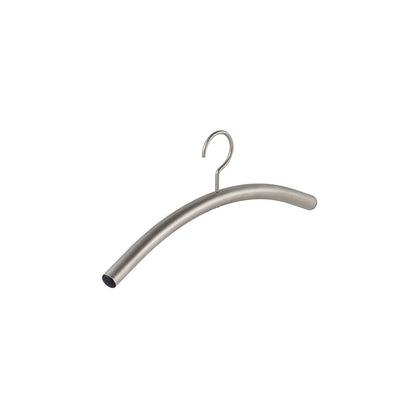 TIMELESS coat hanger, diameter 22 mm, pack of 4, nickel plated matt finish.