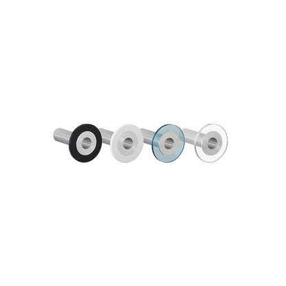 POINT designer coat hook, hook length 100 mm, white.