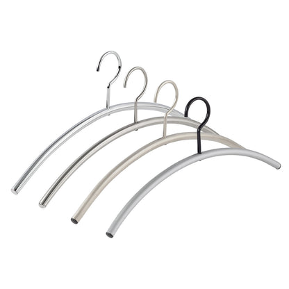 TIMELESS coat hanger, diameter 22 mm, pack of 4, nickel plated matt finish.