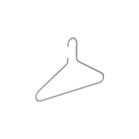 AGELESS coat hanger, diameter 8 mm, pack of 4, white aluminium RAL 9006.