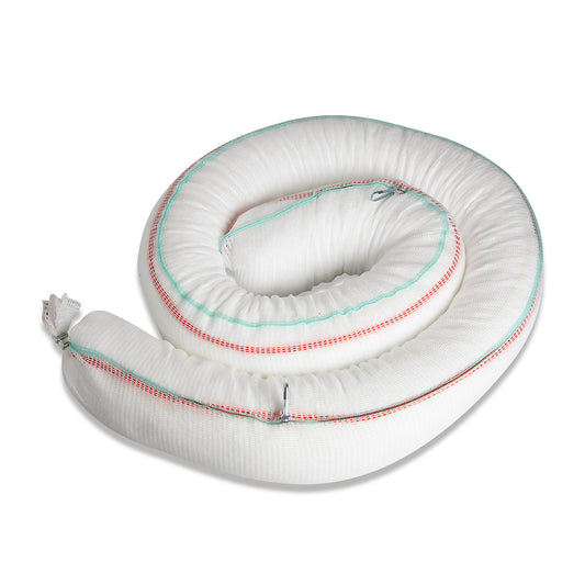 Oil barrier with PP chip filling, length 3000 mm, pack of 4, Ø 130 mm, 140 l/pack.