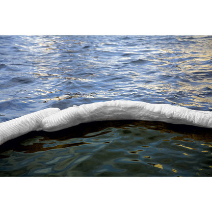 Oil barrier with PP chip filling, 5000 mm, pack of 2, Ø 130 mm, 114 l/pack.