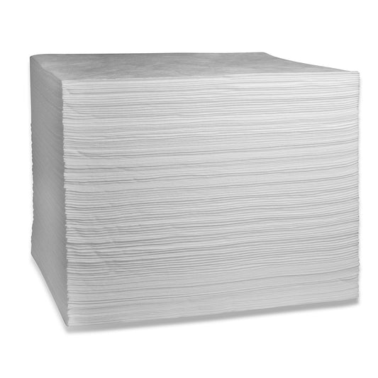 FIRST absorbent sheeting, sheets, non-perforated, medium, for oil, 500 x 400 mm, pack of 200.