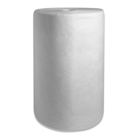 FIRST absorbent sheeting, sheeting roll, no perforations, medium, for oil, 800 mm x 60 m.
