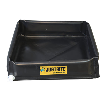 Universal tray, flexible, with drainage connection, sump capacity 114 l.