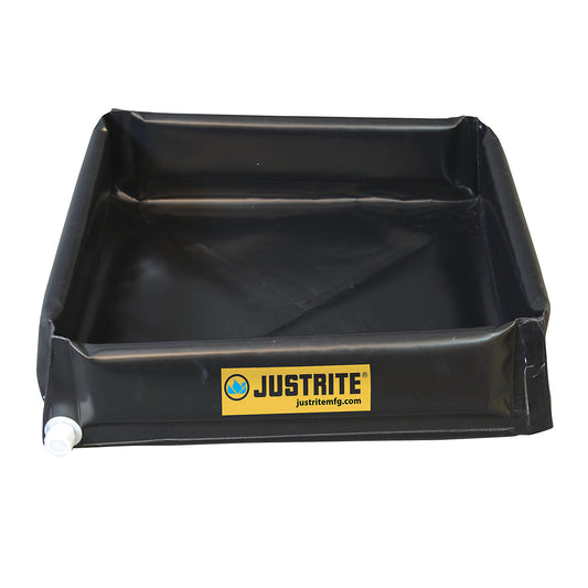 Universal tray, flexible, with drainage connection, sump capacity 114 l.