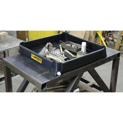 Universal tray, flexible, with drainage connection, sump capacity 114 l.