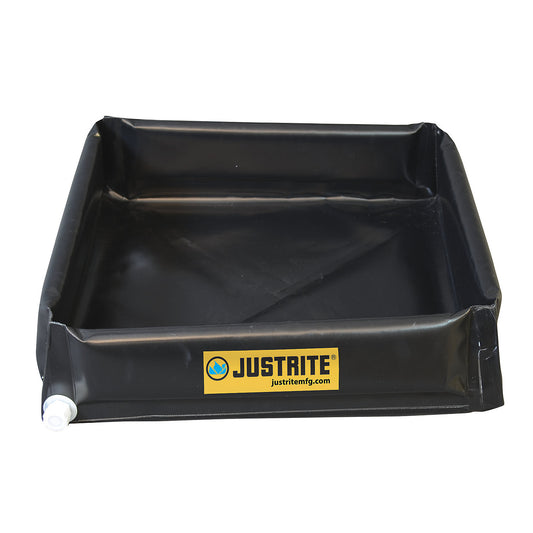 Universal tray, flexible, with drainage connection, sump capacity 208 l.