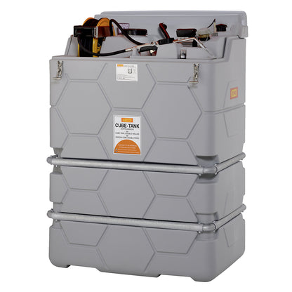 CUBE lubricant tank, Indoor, without hinged lid, capacity 1000 l, Premium.