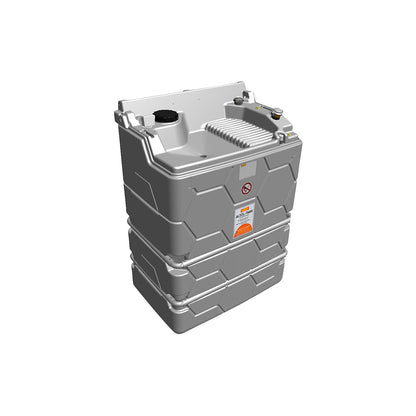 CUBE used oil tank, Indoor Basic, without hinged lid, capacity 1500 l.