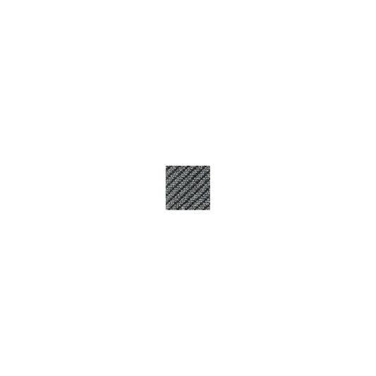 Entrance runner, diagonally ribbed, width 2000 mm, sold by the metre, grey.