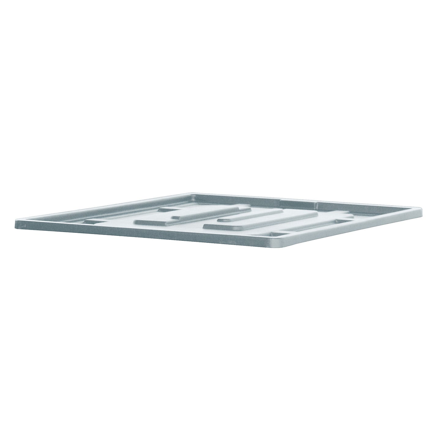 Cover for used battery collection box, LxW 1215 x 1015 mm, grey.