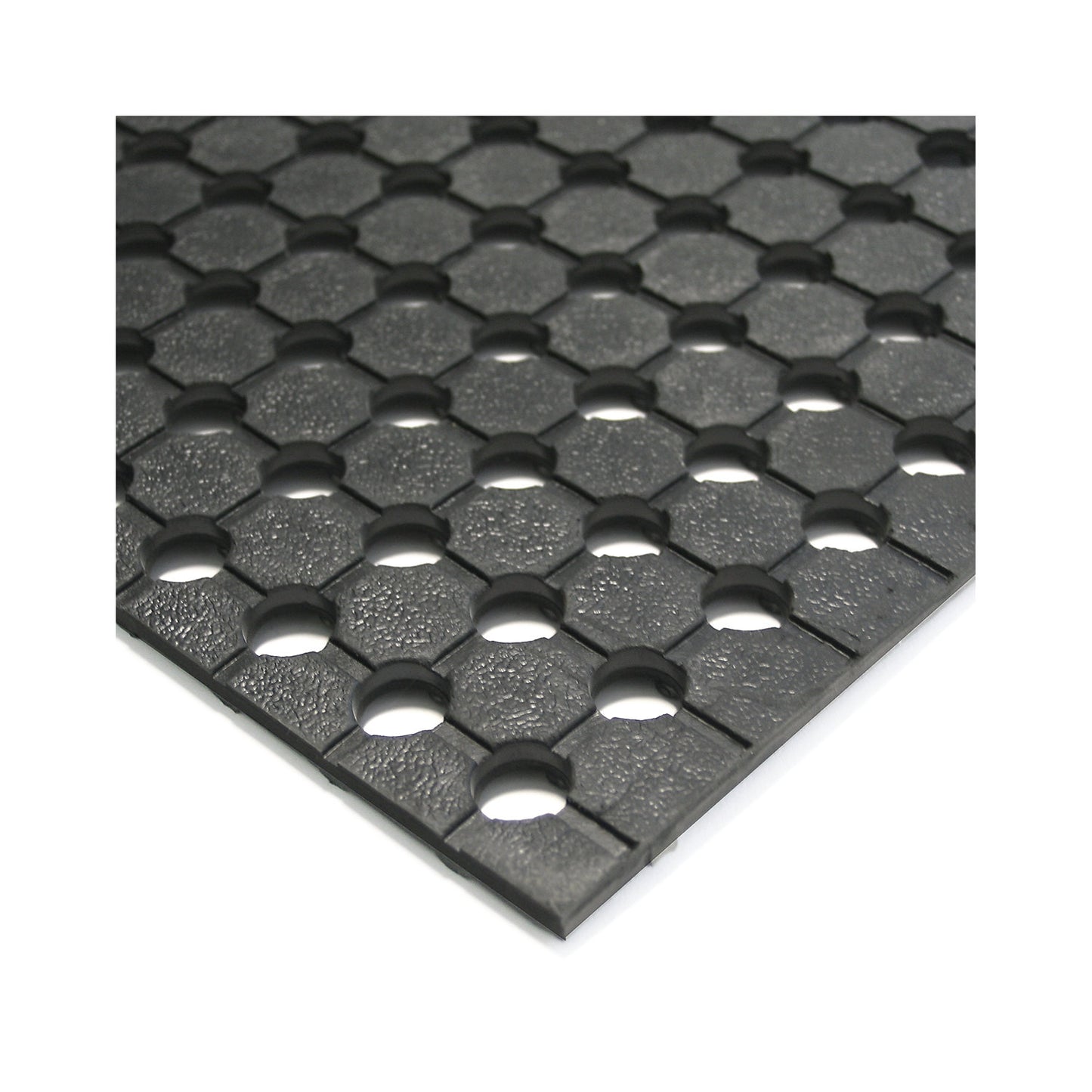 Unimat drainage runner, height 10 mm, black, width 900 mm.