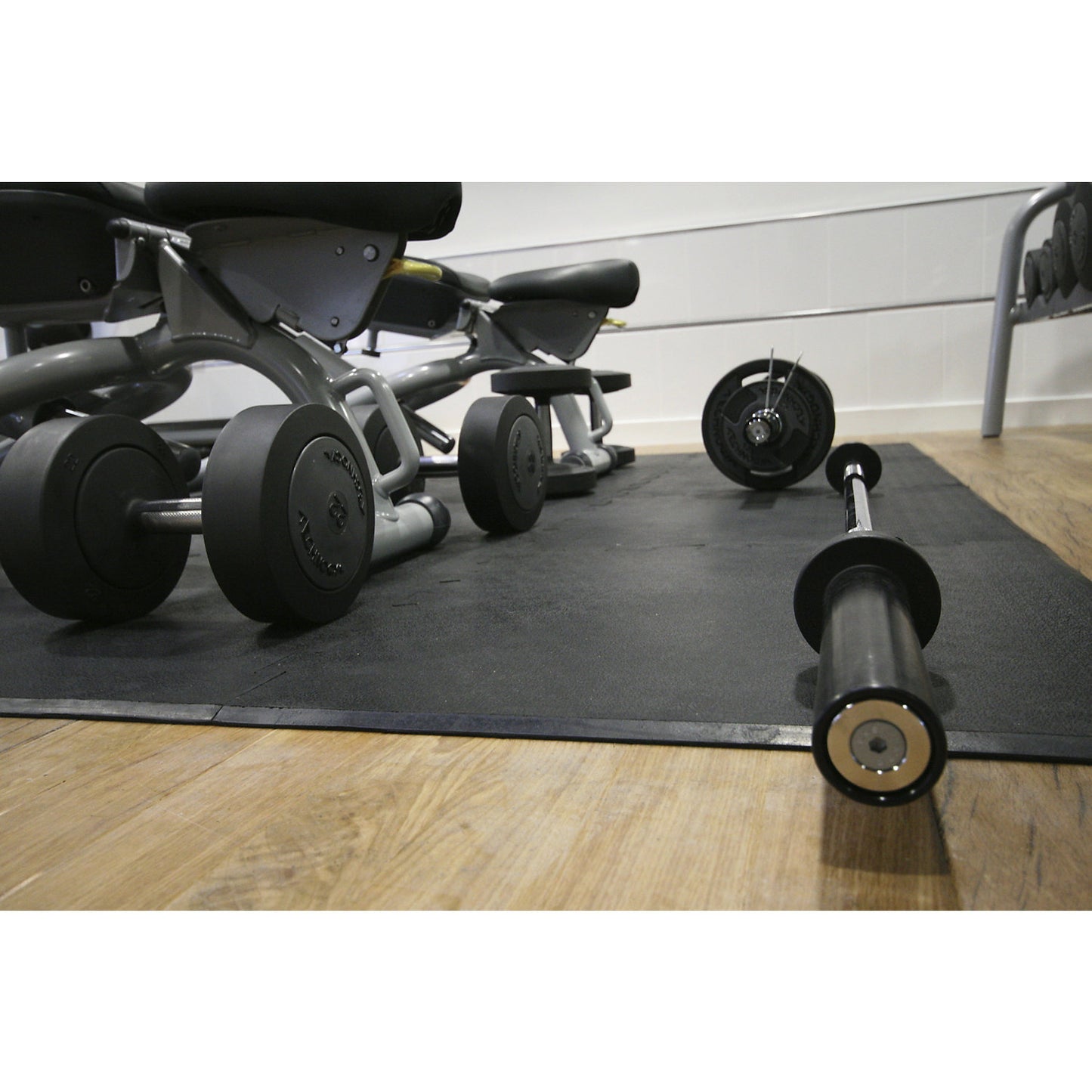 Sport-Tile plug-in system, corner element, LxW 610 x 610 mm.