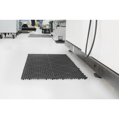 Flexi-Deck, pack of 9, black, LxW 300 x 300 mm.