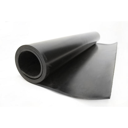 Industrial rubber, nitrile, width 1400 mm, per metre, height 1.5 mm.