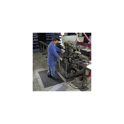 Sanitop perforated workstation matting, WxH 910 x 12.7 mm, length 2970 mm.