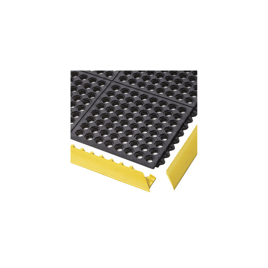 Cushion Ease™ perforated nitrile rubber plug-in system, LxWxH 910 x 910 x 19 mm, perforated.