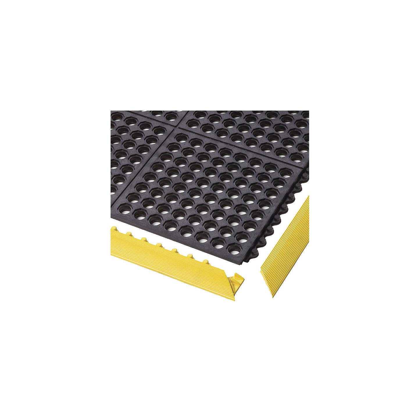 Cushion Ease Solid™ plug-in system NITRILE FR, LxWxH 910 x 910 x 19 mm, perforated.