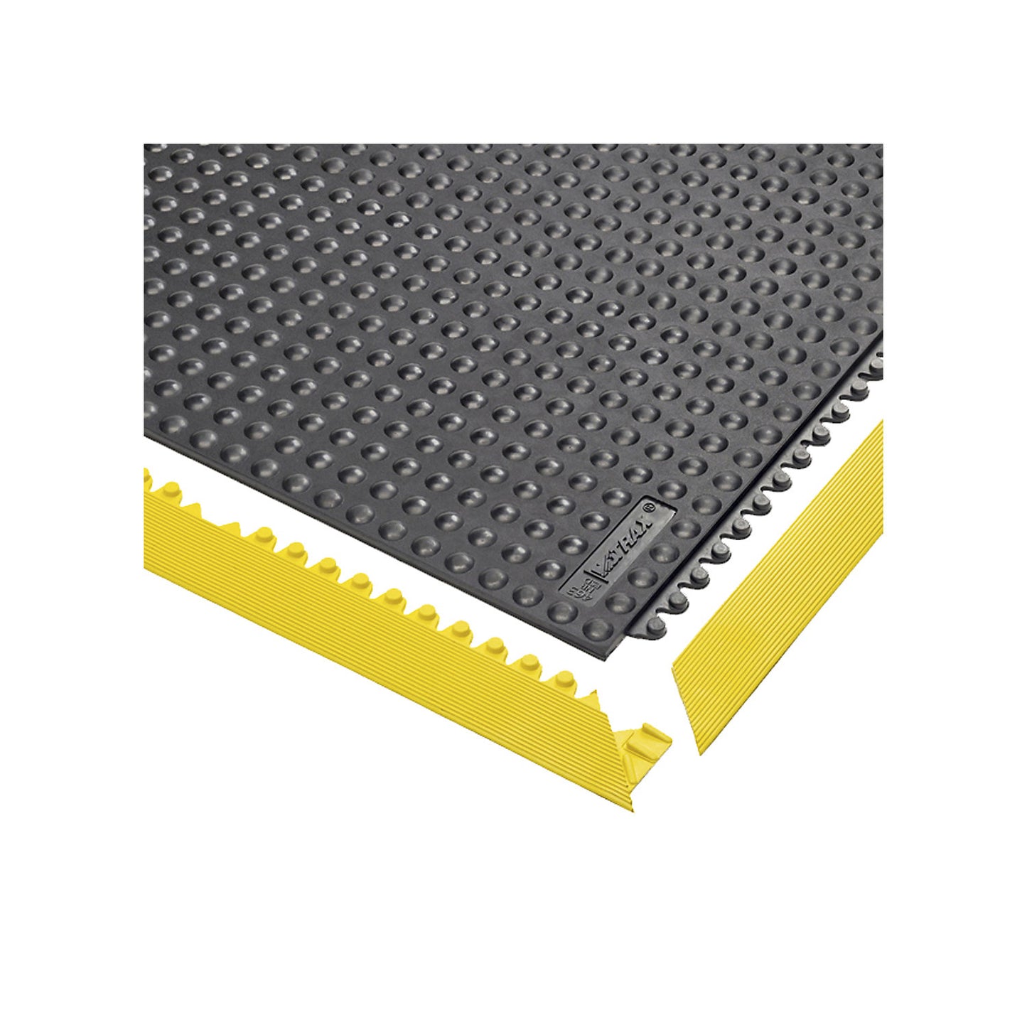Plug-in tile system, Skywalker HD studded ESD, LxWxH 910 x 910 x 13 mm, black.